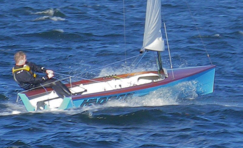 The Hadron H1 singlehander dinghy by Keith Callaghan