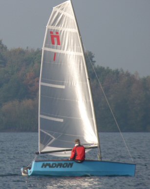 Hadron sailing at Alton Water, 2011