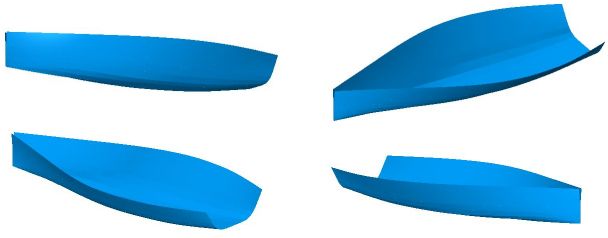 4 3D views of Hazard