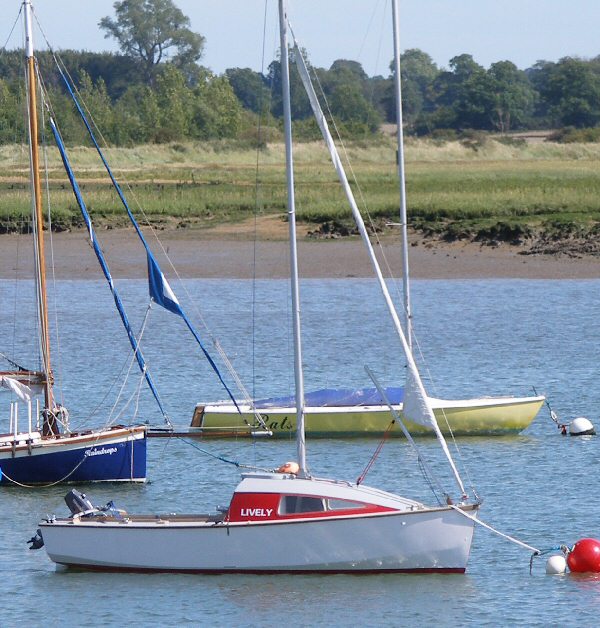 Lively afloat at Waldringfield