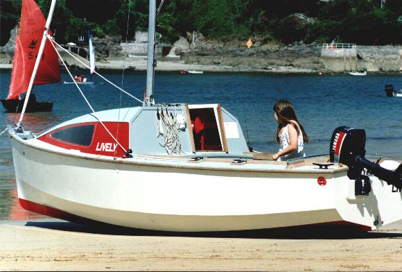 Beached at Mill Bay, Salcombe.