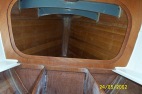 view under foredeck